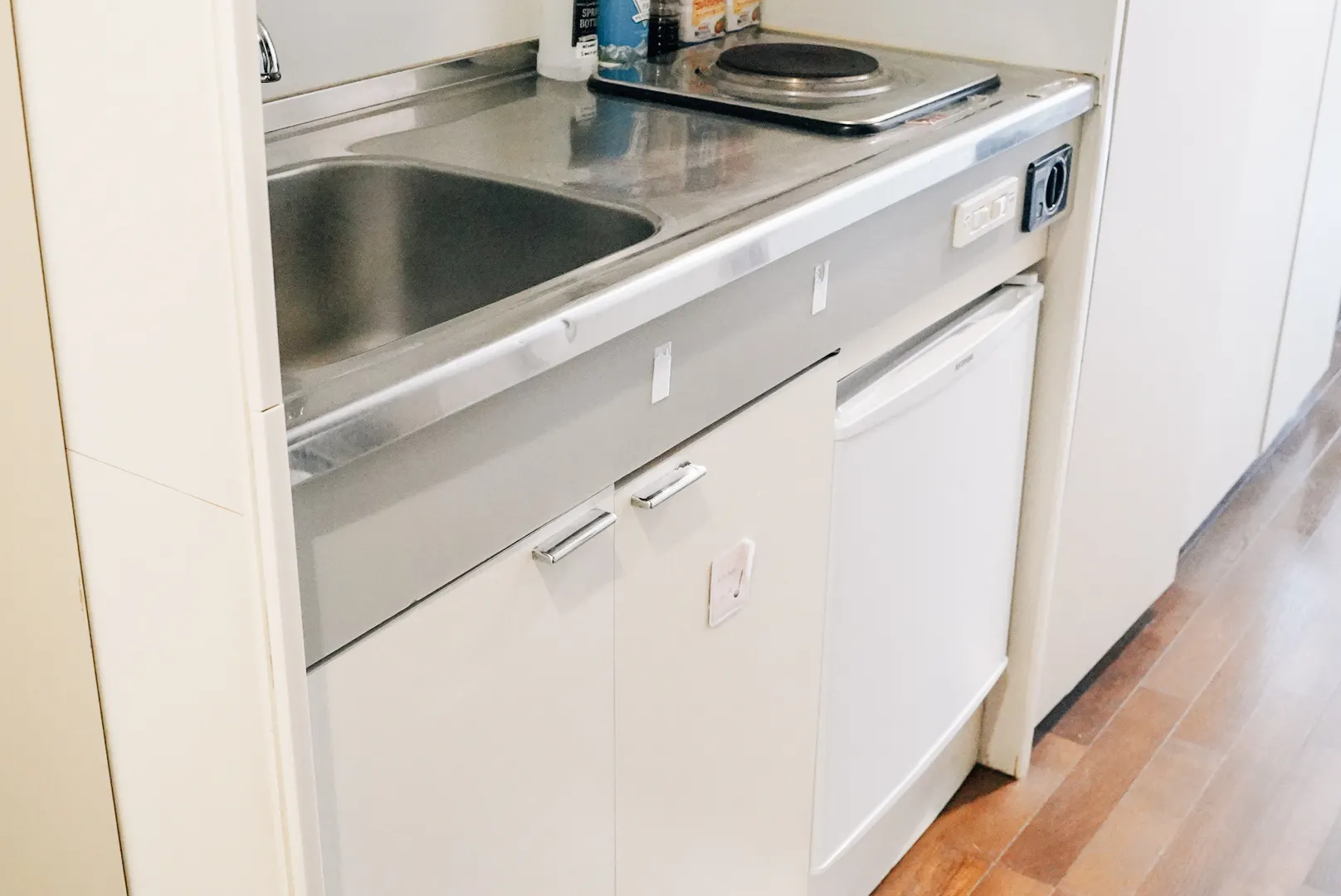 Tipy records inn roomキッチンの様子