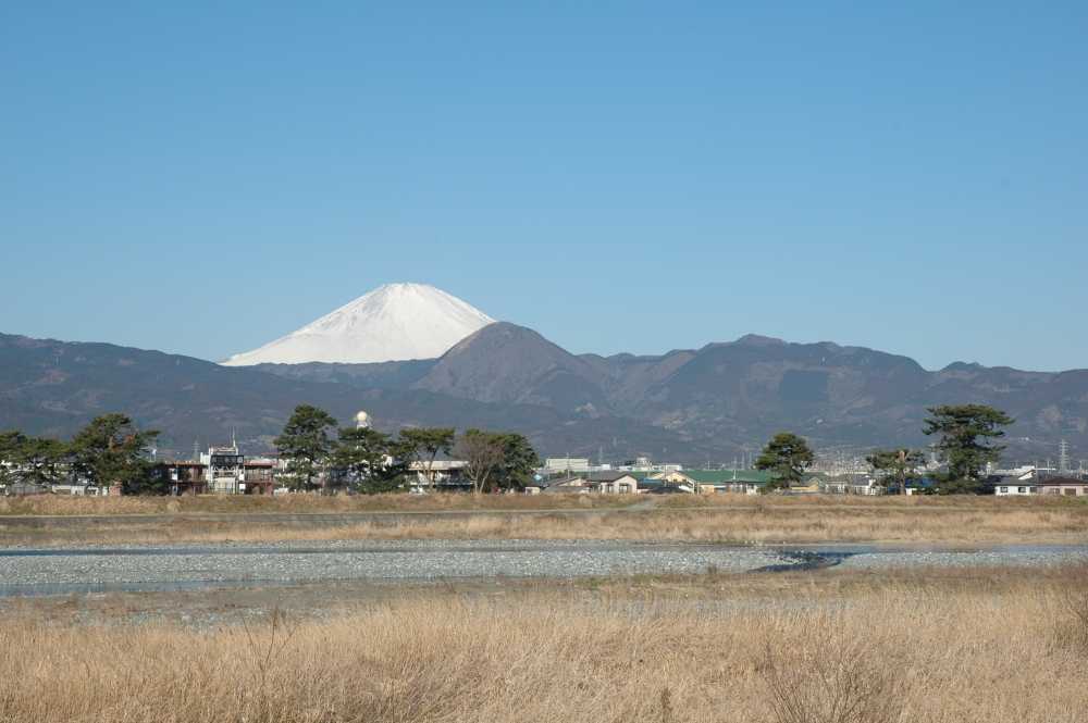 酒匂川と富士山